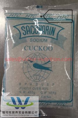 EINECS 204-886-1 Сертифицированный сахарин натрия пищевого качества CAS 128-44-9 для настройки