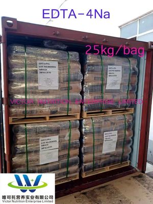 Промышленный белый порошок EDTA-4na / EDTA-2na 99% CAS 64-02-8 Формула C10h12n2na4o8