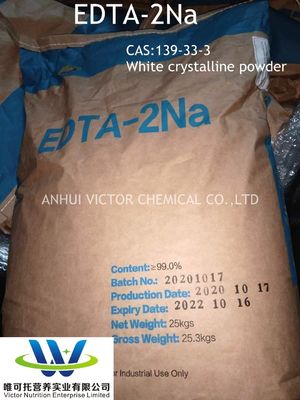 Промышленный белый порошок EDTA-4na / EDTA-2na 99% CAS 64-02-8 Формула C10h12n2na4o8