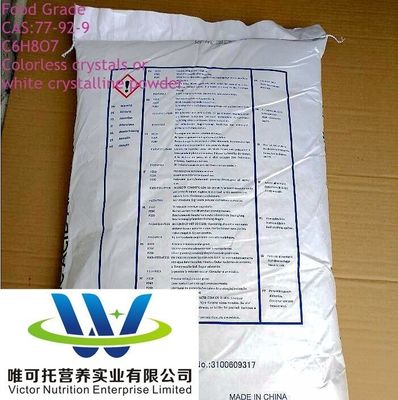 Пищевая цитрусовая кислота безводная с и стандартами CAS 77-92-9 EINECS 201-069-1