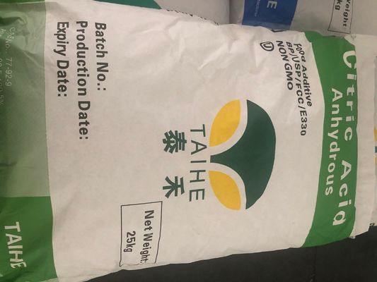 Моногидратная цитрусовая кислота в порошке для производства пищевых продуктов Срок годности 12 месяцев